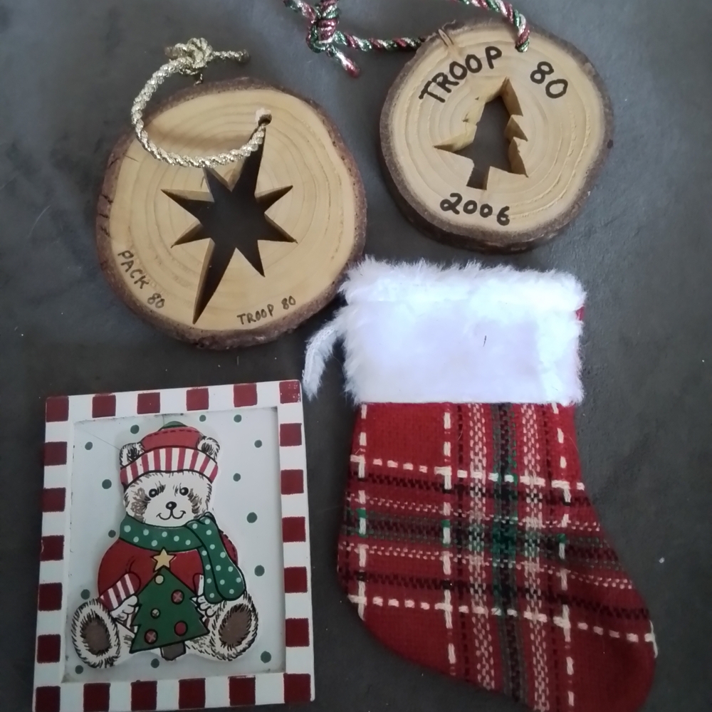 Christmas Ornament and Stocking Set
